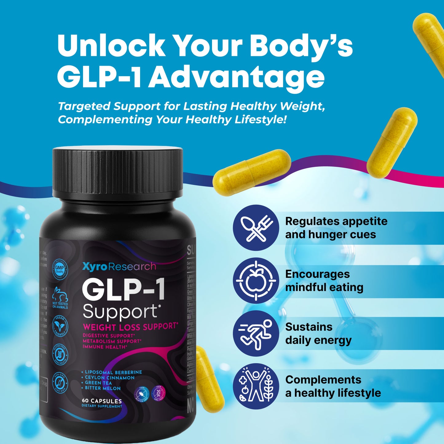 Xyro Research GLP-1 Weight Loss Supplement