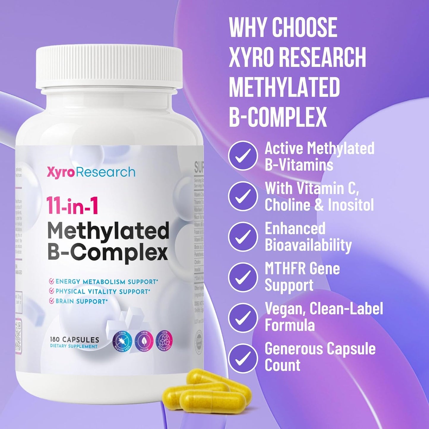 Xyro Research Methylated B-Complex Vitamins