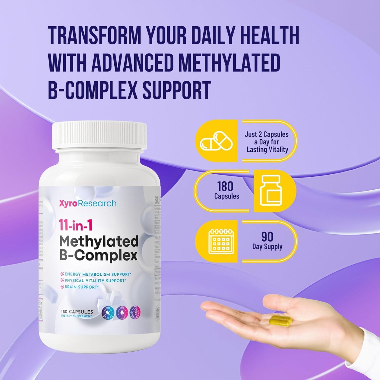 Xyro Research Methylated B-Complex Vitamins