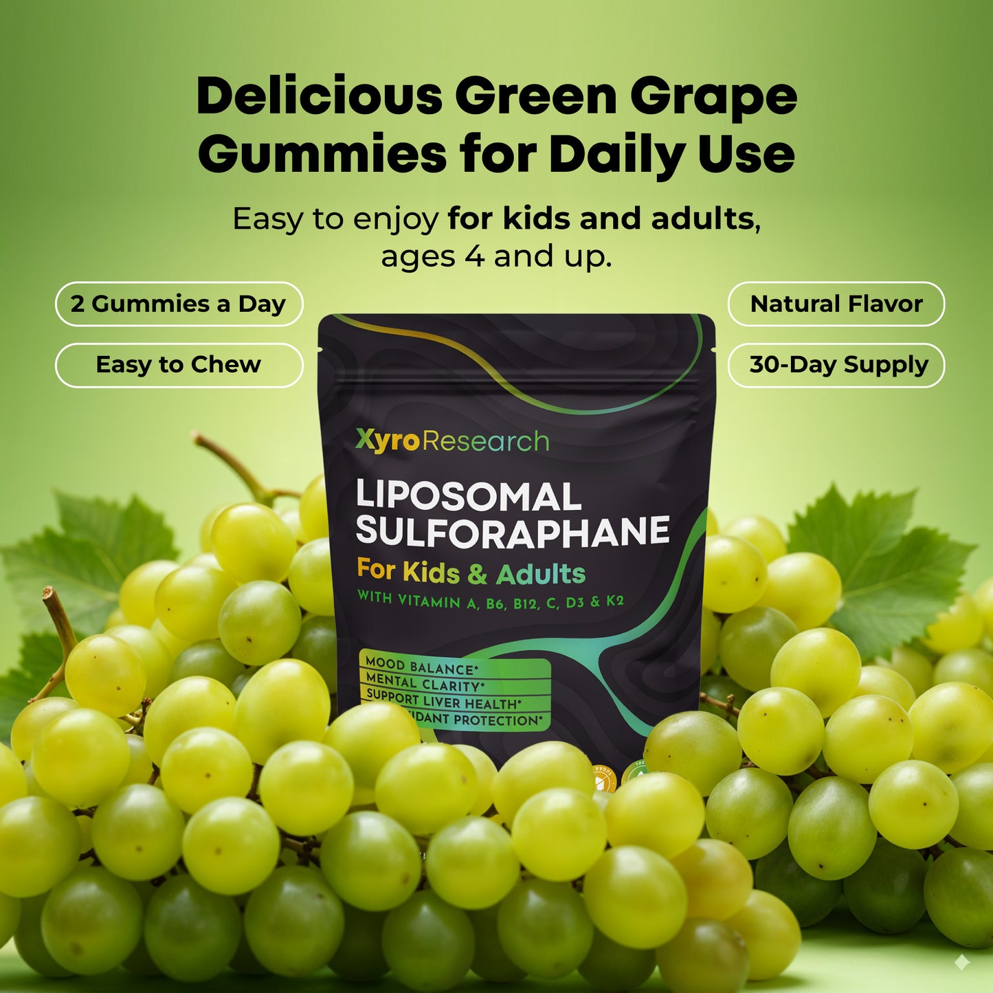 Xyro Research Liposomal Sulforaphane Gummies